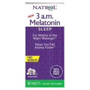 Natrol 3 AM Melatonin Fast Dissolve - 30.0 ea