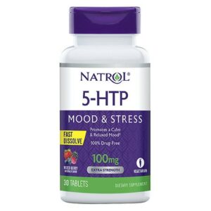 Natrol 5-HTP Fast Dissolve 100 mg Mixed Berry - 30.0 ea
