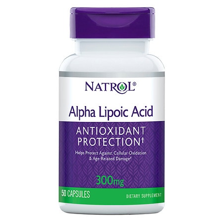 Natrol Alpha Lipoic Acid 300 mg Dietary Supplement Capsules - 50.0 ea