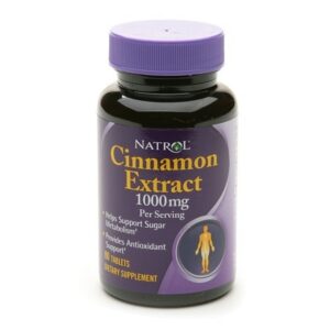 Natrol Cinnamon Extract, 1000mg, Tablets - 80.0 ea