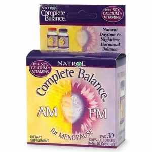 Natrol Complete Balance For Menopause AM & PM Dietary Supplement Capsules - 30.0 ea x 2 pack