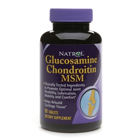 Natrol Glucosamine Chondroitin MSM Dietary Supplement Tablets - 90.0 ea