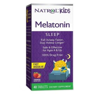 Natrol Kids Melatonin Fast Dissolve Strawberry - 40.0 ea