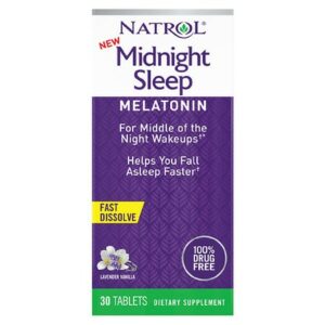 Natrol Midnight Sleep Melatonin - 30.0 ea