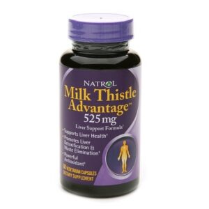 Natrol Milk Thistle Advantage 525 mg Dietary Supplement Vegetarian Capsules - 60.0 ea