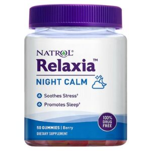 Natrol Relaxia Night Calm Gummies Berry - 50.0 ea