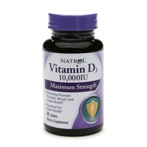 Natrol Vitamin D3, 10,000 IU, Mini Tablets - 60.0 ea