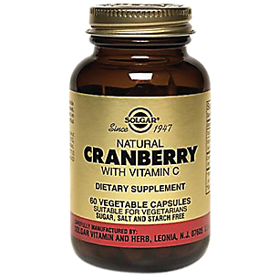 Natural Cranberry With Vitamin C (60 Vegetarian Capsules)