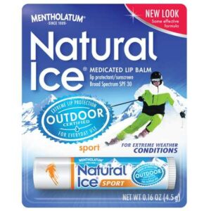 Natural Ice Medicated Lip Protectant / Sport Sunscreen SPF 30 - 0.16 oz