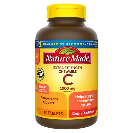 Nature Made Extra Strength Vitamin C Chewable 1000 mg Tablets - 90.0 ea