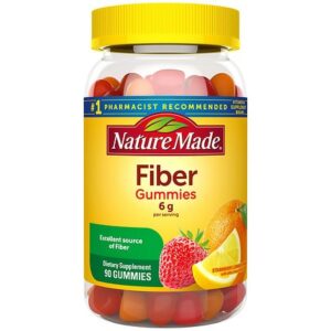 Nature Made Fiber Adult Gummies Assorted Fruit Flavors - 90.0 ea