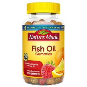 Nature Made Fish Oil Gummies Orange, Lemon & Strawberry - 90.0 ea