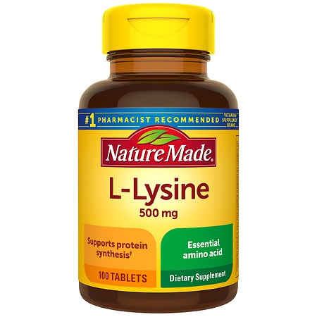 Nature Made L-Lysine 500 mg Dietary Supplement Tablets - 100.0 ea