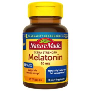 Nature Made Melatonin 10 mg Extra Strength Tablets - 70.0 ea