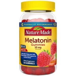 Nature Made Melatonin 10 mg Strawberry Flavored Gummies, Sleep Aid - 120.0 ea