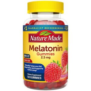 Nature Made Melatonin 2.5 mg Adult Gummies Strawberry - 130.0 ea