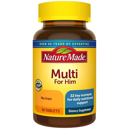 Nature Made Multi For Him Dietary Supplement Tablets - 90.0 ea