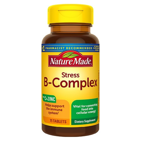 Nature Made Stress B-Complex with Vitamin C and Zinc Tablets - 75.0 ea