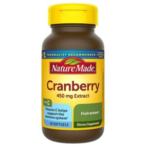 Nature Made Super Strength Cranberry Herbal Supplement 450 mg Extract Softgels - 60.0 ea