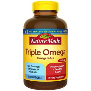 Nature Made Triple Omega Liquid Softgels Dietary Supplement - 150.0 ea
