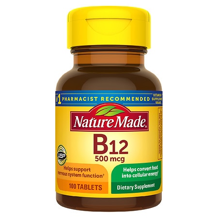 Nature Made Vitamin B12 500 mcg Tablets - 100.0 ea