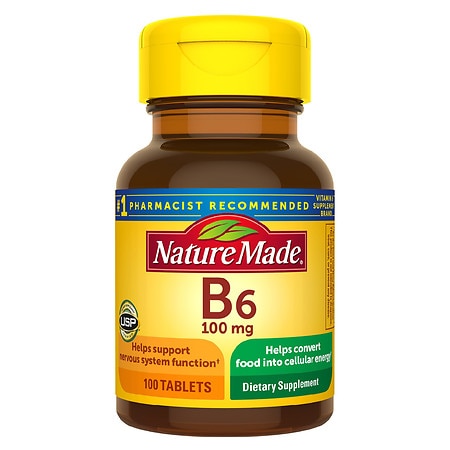 Nature Made Vitamin B6 100 mg Tablets - 100.0 ea