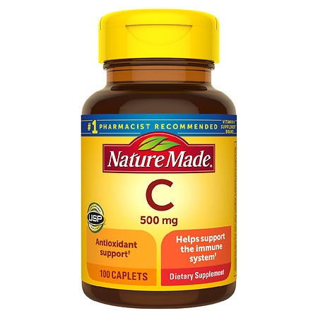 Nature Made Vitamin C 500 mg Caplets - 100.0 ea