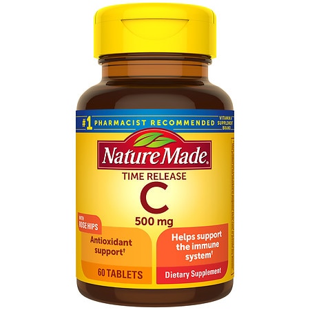 Nature Made Vitamin C 500 mg Timed Release With Rose Hips - 60.0 ea