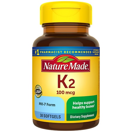 Nature Made Vitamin K2 100 mcg, Softgels - 30.0 ea