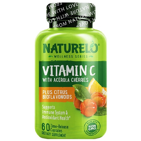 Naturelo Vitamin C, Acerola Cherry Extract - 60.0 ea