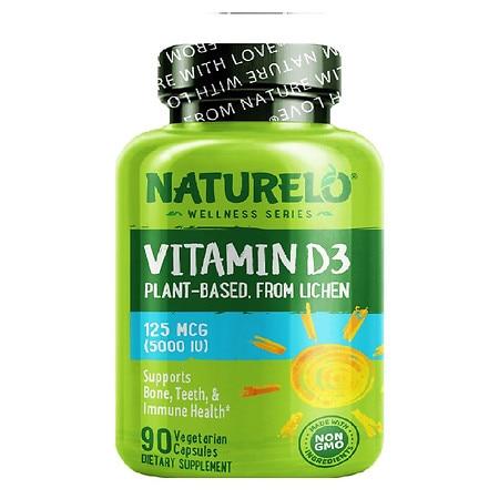 Naturelo Vitamin D3 Plant Based - 90.0 ea