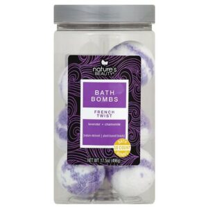 Nature's Beauty French Twist Bath Bombs - 1.75 oz x 10 pack