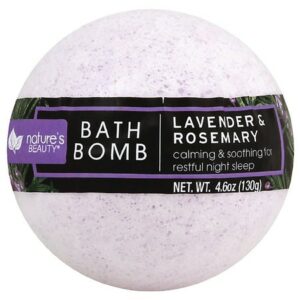 Nature's Beauty Lavender & Rosemary Bath Bomb - 4.6 oz