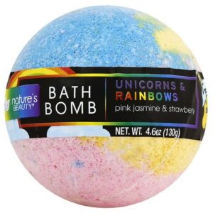 Nature's Beauty Unicorns & Rainbows Bath Bomb - 4.6 oz