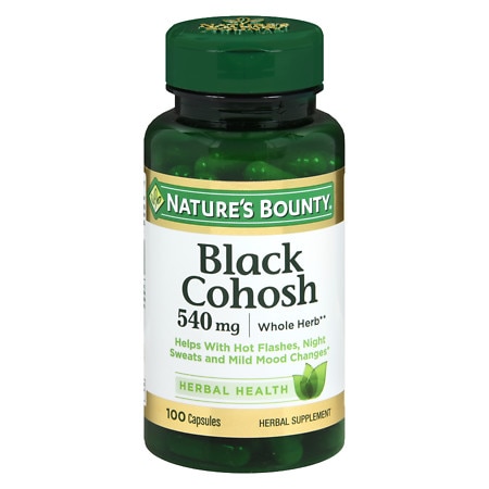 Nature's Bounty Black Cohosh 530 mg Herbal Supplement Capsules - 100.0 ea