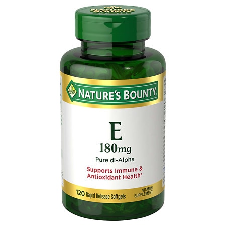 Nature's Bounty E-400 IU, Pure dl-Alpha, Softgels - 120.0 ea