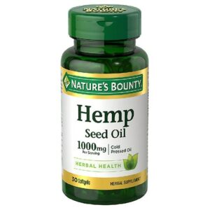 Nature's Bounty Hemp Seed Oil - 30.0 ea