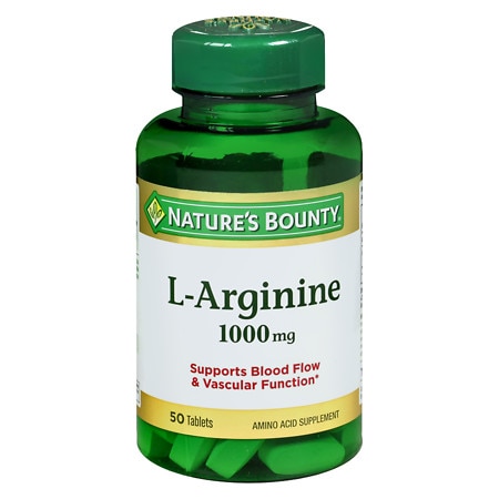 Nature's Bounty L-Arginine 1000 mg Amino Acid Supplement Tablets - 50.0 ea