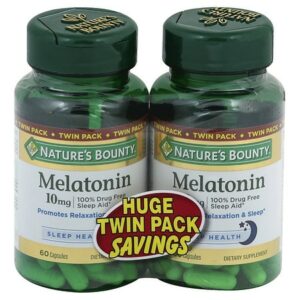 Nature's Bounty Melatonin 10 mg - 60.0 ea x 2 pack
