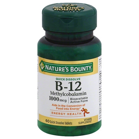 Nature's Bounty Methylcobalamin Vitamin B-12 1000 mcg - 60.0 ea