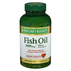 Nature's Bounty Odorless Fish Oil 1000 mg Dietary Supplement Softgels - 200.0 ea