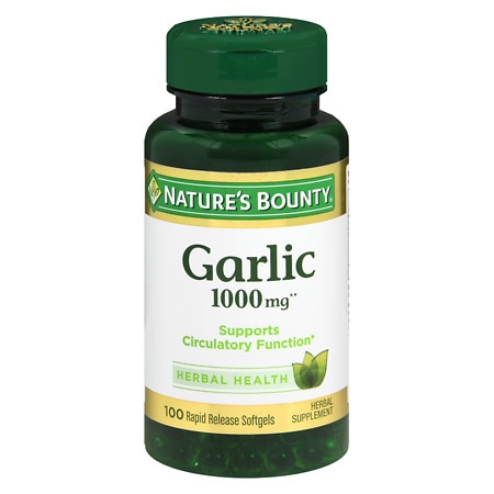 Nature's Bounty Odorless Garlic 1000 mg Dietary Supplement Softgels - 100.0 ea