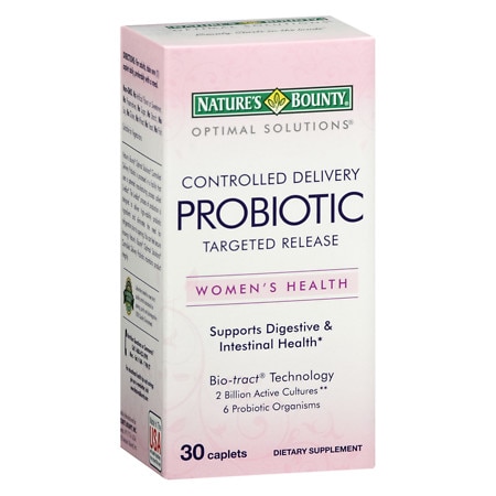 Nature's Bounty Optimal Solutions Probiotics Targeted Release, Caplets - 30.0 ea
