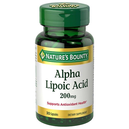 Nature's Bounty Super Alpha Lipoic Acid 200 mg Dietary Supplement Capsules - 30.0 ea