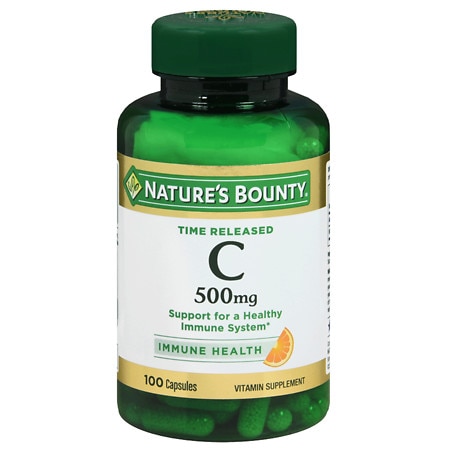 Nature's Bounty Time Release Vitamin C-500mg, Capsules - 100.0 ea