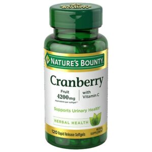 Nature's Bounty Triple Strength Cranberry 1680 mg Herbal Supplement Softgels - 100.0 ea