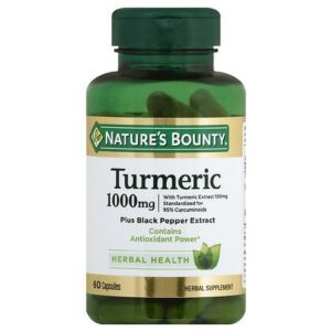 Nature's Bounty Turmeric 1000 mg with Bioperine - 60.0 ea