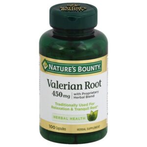 Nature's Bounty Valerian Root 450 mg Plus Calming Blend Dietary Supplement Capsules - 100.0 ea