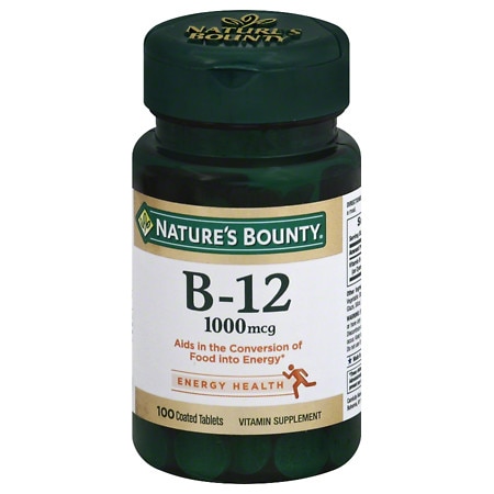 Nature's Bounty Vitamin B-12, 1000mcg, Tablets - 100.0 ea