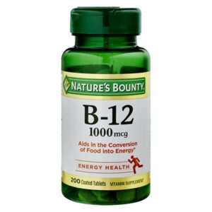 Nature's Bounty Vitamin B-12 1000mcg Tablets, Value Size - 200.0 ea